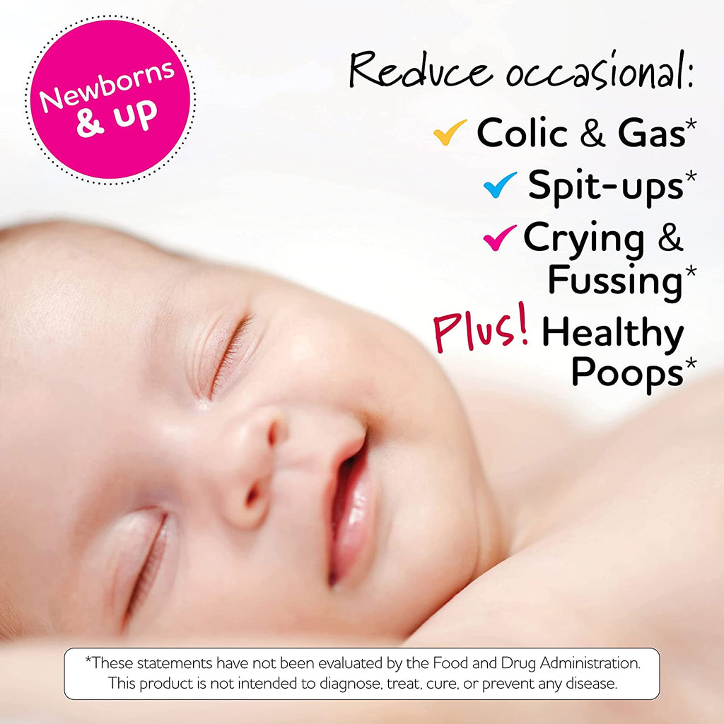 Biogaia Protectis Baby Probiotic Drops | Reduces Colic, Gas & Spit-Ups | Healthy Poops | Reduces Crying & Fussing & Promotes Digestive Comfort | Newborns, Babies & Infants 0-12 Months | 0.17 Oz - Free & Fast Delivery
