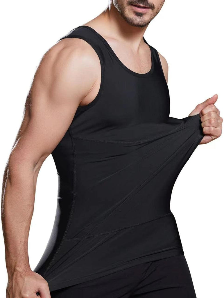 "Instant Transformation: Lgtfy Men's Slimming Body Shaper Vest - Sculpt Your Silhouette in Seconds!"