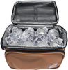 "Stay Cool and Stylish with the Carhartt Deluxe Dual Compartment Insulated Lunch Cooler Bag in Carhartt Brown"