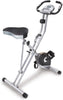 Exerpeutic Folding Exercise Bike, 8 Levels of Resistance Stationary Bike, Bluetooth Tracking & Tablet Holder Options Available