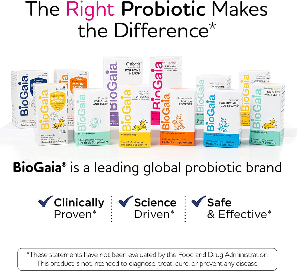 Biogaia Protectis Baby Probiotic Drops + Vitamin D | Reduces Colic, Gas & Spit-Ups | Healthy Poops | Reduces Crying & Fussing & Promotes Digestive Comfort | Newborns, Babies & Infants | 0.34 Oz - Free & Fast Delivery