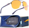 "Sleep Better, Game Longer, and Protect Your Eyes with ELEMENT LUX Blue Light Blocking Glasses - Amber Blue Blocker Glasses for Enhanced Sleep, Reduced Eye Strain, and Gaming Experience"