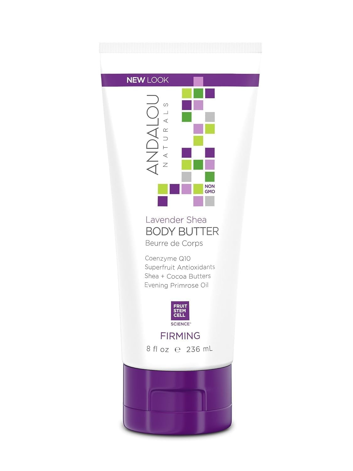 "Indulge in Luxurious Hydration with Andalou Naturals Kukui Cocoa Nourishing Body Butter - 8 Ounce"