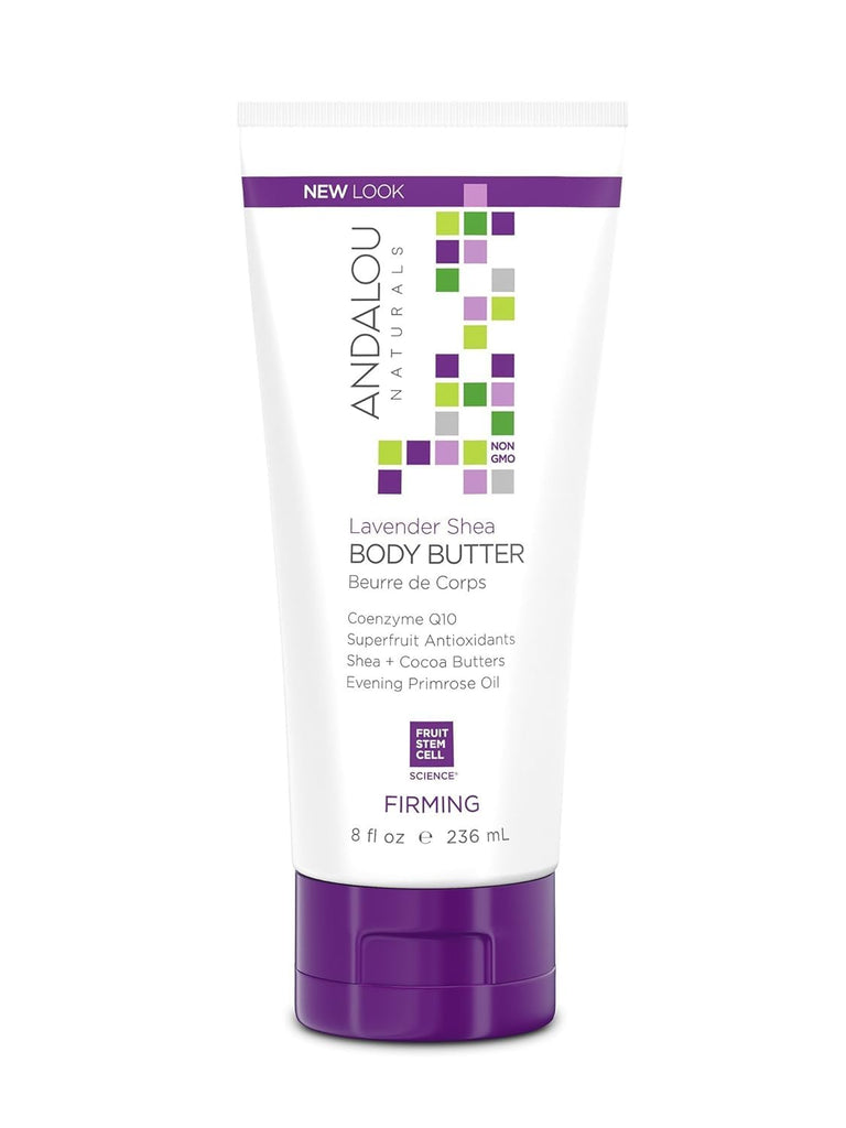 "Indulge in Luxurious Hydration with Andalou Naturals Kukui Cocoa Nourishing Body Butter - 8 Ounce"