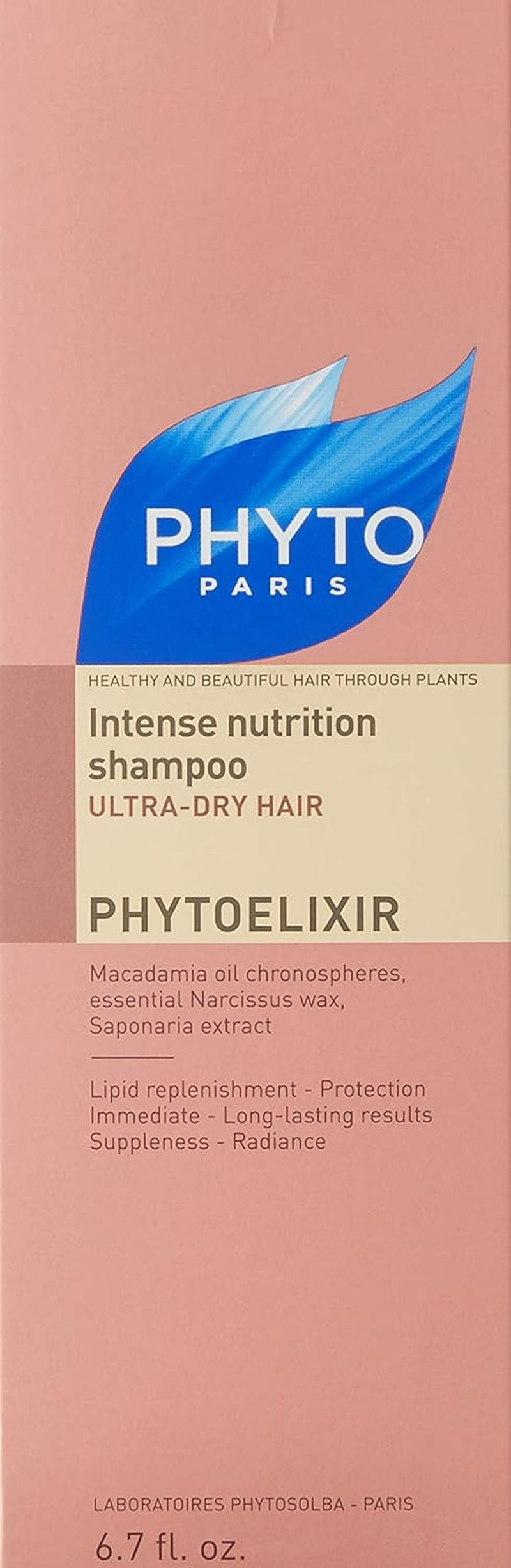 PHYTO Phytoelixir Intense Nutrition Shampoo, 6.7 Fl Oz