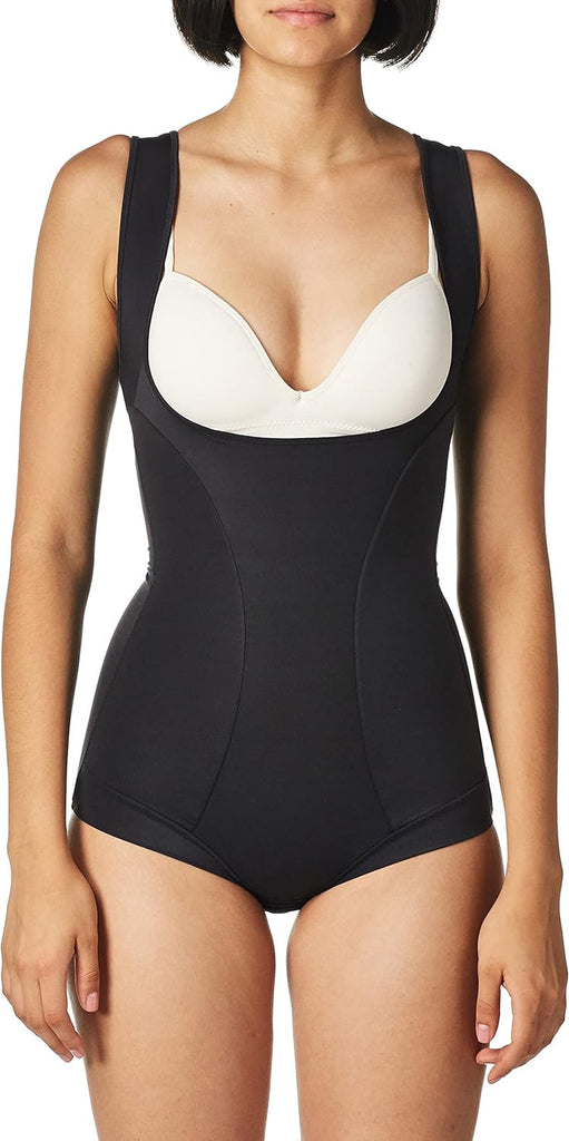 "Flawless Figure: Maidenform Women's Open Bust Body Shaper FL1856 - Enhance Your Silhouette!"