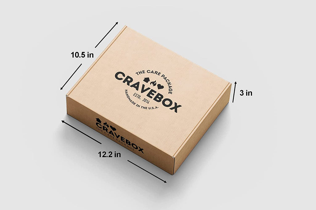 "Deluxe CRAVEBOX Snack Box Variety Pack - Ultimate Care Package with 50 Delicious Treats! Perfect Christmas Gift for Everyone - Kids, Adults, Grandkids, Girls, Guys, Women, Men, Boyfriend. 