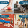 "Ultimate Foot Relief: TheraFlow Wooden Foot Massager for Plantar Fasciitis, Neuropathy, and Stress Relief - Perfect Relaxation Gift for Women and Men - Say Goodbye to Foot Pain and Heel Spur Pain!"