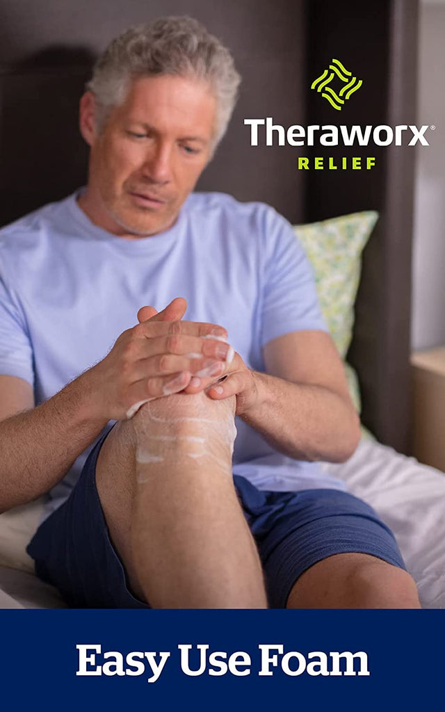 Theraworx Relief Fast-Acting Foam for Leg Cramps, Foot Cramps and Muscle Soreness (7.1Oz)