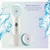 True Glow by Conair Sonic Facial Brush - Waterproof + Rechargeable, White, 3 Piece Set