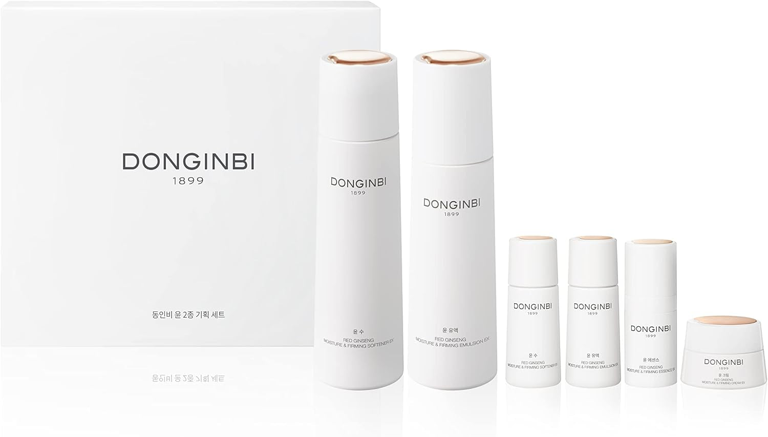 "Age-Defying Powerhouse: DONGINBI Red Ginseng Moisturizing & Firming Set EX - The Ultimate Korean Skin Care Routine for Youthful, Glowing Skin"