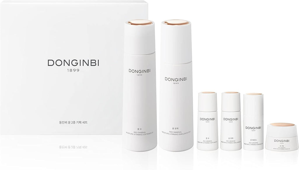 "Age-Defying Powerhouse: DONGINBI Red Ginseng Moisturizing & Firming Set EX - The Ultimate Korean Skin Care Routine for Youthful, Glowing Skin"