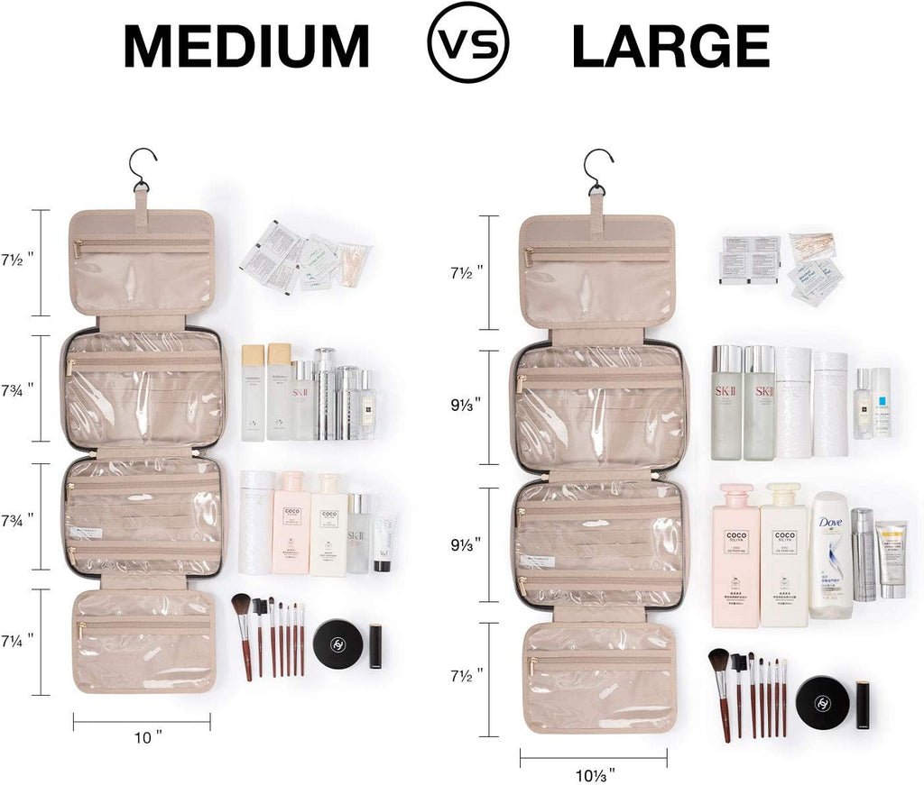 "Ultimate Travel Companion: BAGSMART Hanging Toiletry Bag - Organize Your Essentials with Style and Ease!"