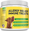 Pawfectchew Allergy Relief Dog Chews W/Omega 3 - Itchy Skin Relief - Seasonal Allergies - Pumpkin + Enzymes - Anti-Itch & Hot Spots Aid - Made in USA Immune Supplement - 180 Ct