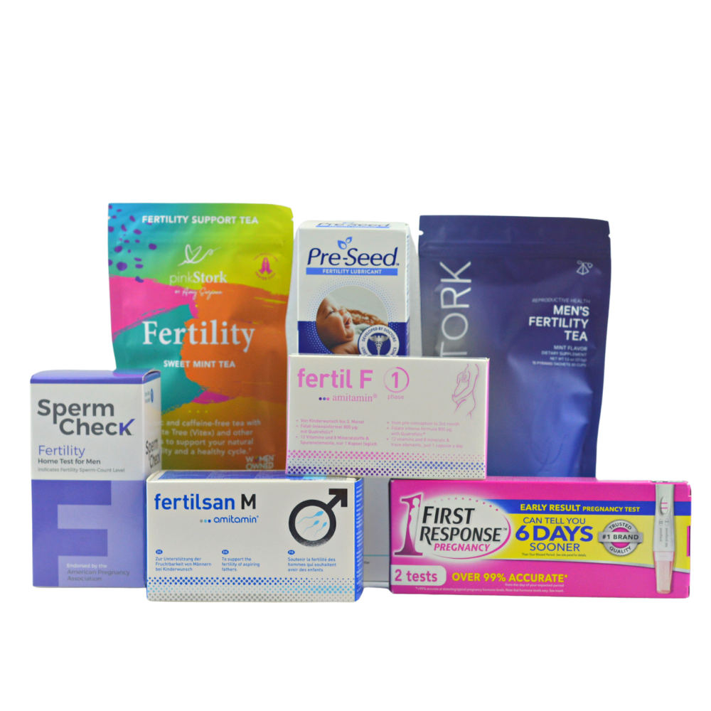 Special Gift For Special Aspiring Parents - Comprehensive Fertility Enhancement Kit for Her & Him - To Achieve Successful Conception