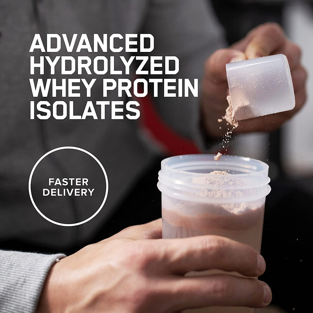 Optimum Nutrition Platinum Hydrowhey Protein Powder, 100% Hydrolyzed Whey Protein Isolate Powder, Flavor: 1.75 Pounds