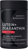 Sports Research Vegan Lutein + Zeaxanthin (20Mg) with Organic Coconut Oil for Better Absorption - Supports Vision & Eye Health - Vegan Certified & Non-Gmo Verified (120 Softgels)