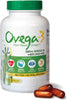 Ovega-3 Vegan Algae Omega-3 Daily Supplement, Supports Heart, Brain & Eye Health*, 500 Mg Omega-3S, 135 Mg EPA + 270 Mg DHA, Fish Oil Alternative, No Fishy Aftertaste, Vegetarian Softgels 60 CT