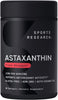 Sports Research Triple Strength Astaxanthin Supplement from Algae - Softgels for Antioxidant Activity, Skin & Eye Health Support, Made with Coconut Oil, Non-Gmo Verified & Gluten Free - 12Mg, 60 Coun