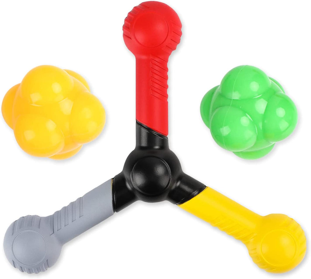 "Boost Your Athletic Performance with the WIESSOC Hand Eye Coordination Trainer and Reaction Speed Training Set - Enhance Reflex, Agility, and Focus for Sports, Exercise, and Fun at Any Age!"