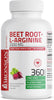 Bronson Beet Root + L-Arginine 2000 MG Nitric Oxide Production- Non-Gmo, 120 Vegetarian Capsules