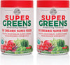 "Boost Your Energy with Country Farms Super Greens - 50 Organic Super Foods, Fruits, Vegetables, and Probiotics - USDA Organic Drink Mix - 60 Servings of Natural Flavor and Nutrients - 10.6 Oz"