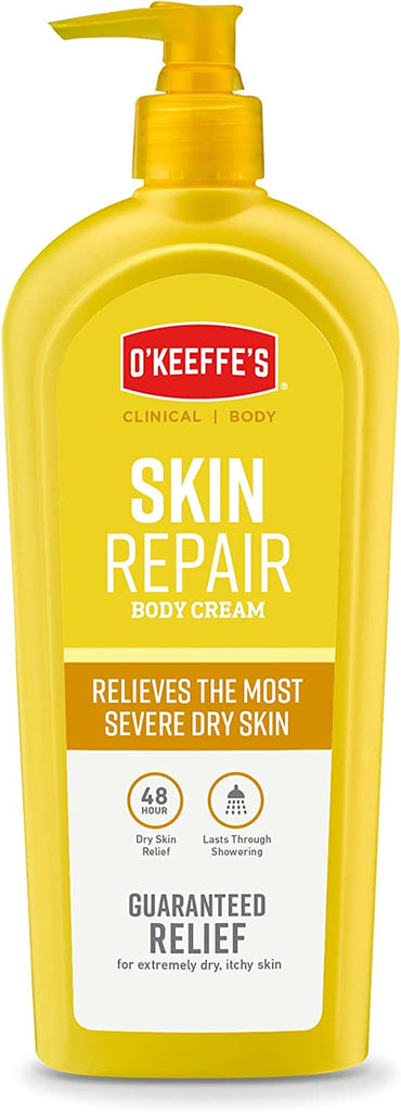 O'Keeffe'S Skin Repair Body Lotion and Dry Skin Moisturizer, Pump Bottle, 12 Ounce, Packaging May Vary - Free & Fast Delivery - Free & Fast Delivery