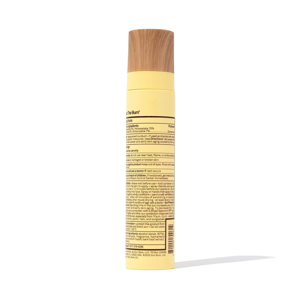 Sun Bum Original SPF 45 Sunscreen Face Mist | Vegan and Hawaii 104 Reef Act Compliant (Octinoxate & Oxybenzone Free) Broad Spectrum Moisturizing UVA/UVB Sunscreen with Witch Hazel | 3.4 Oz