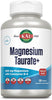 KAL Magnesium Taurate 400Mg plus Coenzyme Vitamin B6, Chelated Magnesium Supplement, Healthy Muscle Function, Nerve and Heart Health Support, Gluten Free, Vegan, 60-Day Guarantee, 45 Serv, 90 Tablets