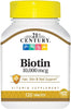21St Century Biotin 10000 Mcg, 120 Tablets (Pack of 3)