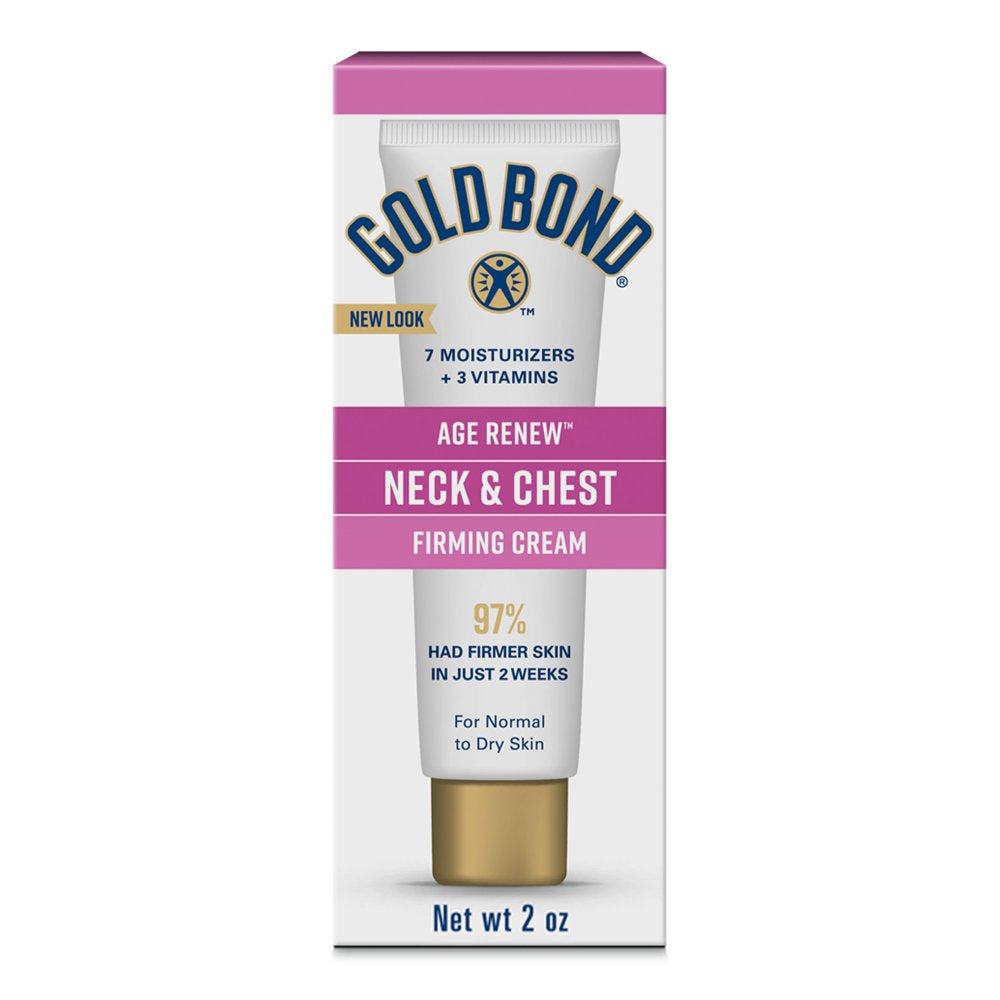 Gold Bond Age Renew Neck & Chest Skin Firming Age Renew Cream, 2 Oz.