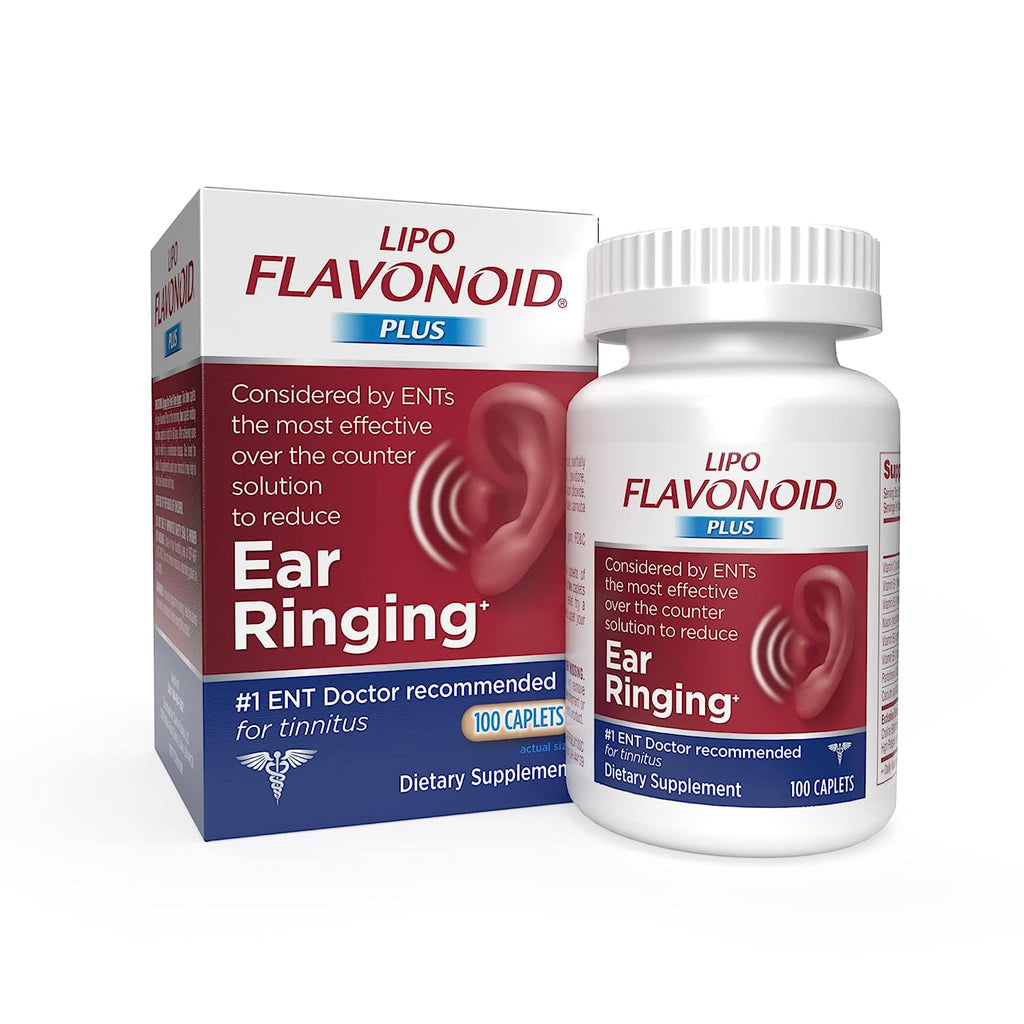 Proactive Daily Ear Health Supplement by Lipo-Flavonoid, Promotes Long Term Ear Health and Supports Optimal Auditory Function and Cognitive Health, 40 Caplets