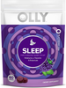 OLLY Extra Strength Sleep Gummy, Occasional Sleep Support, 5 Mg Melatonin, L-Theanine, Chamomile, Lemon Balm, Sleep Aid, Blackberry - 120 Count