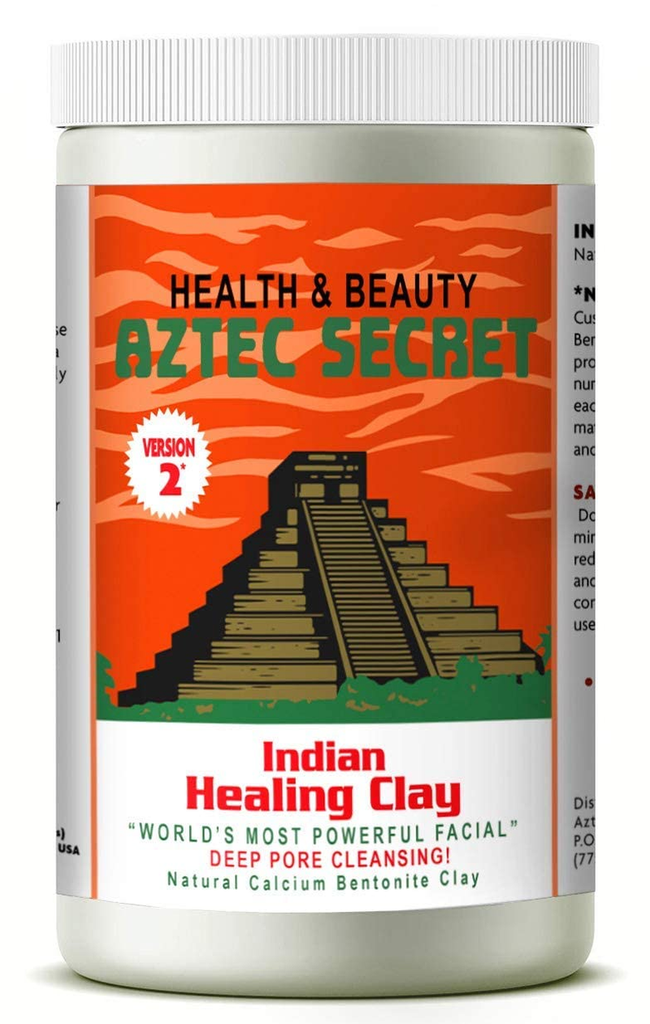 Aztec Secret – Indian Healing Clay 1 Lb – Deep Pore Cleansing Facial & Body Mask – the Original 100% Natural Calcium Bentonite Clay – New Version 2