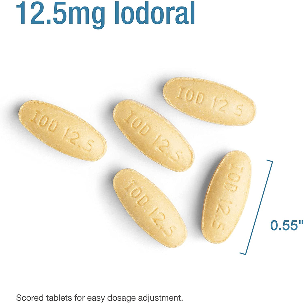 Optimox Iodoral 12.5 Mg - Original High Potency Lugol Solution Iodine Nutritional Supplement - Energy and Thyroid Support - 90 Tablets