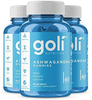 Goli® Ashwagandha & Vitamin D Gummy - 60 Count - Relax. Restore. Unwind. (Mixed Berry, KSM-66, Vegan, Plant Based, Non-Gmo, Gluten-Free & Gelatin Free)