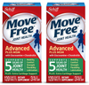 Move Free Advanced plus MSM with Glucosamine & Chondroitin , 120 Count (Pack of 2)