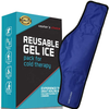Rester'S Choice Gel Cold & Hot Packs (2-Piece Set) Medium 5X10 In. Reusable Warm or Ice Packs for Injuries, Hip, Shoulder, Knee, Back Pain – Hot & Cold Compress for Swelling, Bruises, Surgery