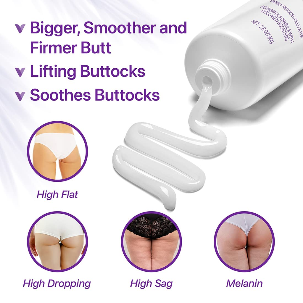Butt Enhancement Cream, Hip Lift up Cream for Bigger Buttock, Firming & Tightening Lotion for Butt Shaping and More Elastic. New Holicare`s deal