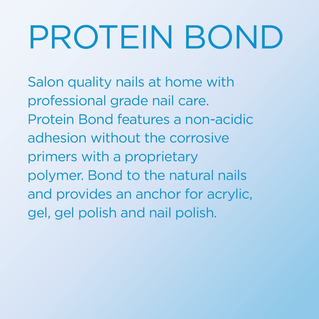 Young Nails Protein Bond. Nail Prep + Fast Drying. Anchor for Gel, Polish + Acrylic Keratin Bonder 0.25 Fl Oz