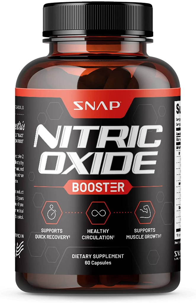 Nitric Oxide Booster by - Pre Workout, Muscle Builder - L Arginine, L Citrulline 1500Mg Formula, Tribulus Extract & Panax Ginseng, Strength & Endurance (60 Capsules) New Holicare`s deal