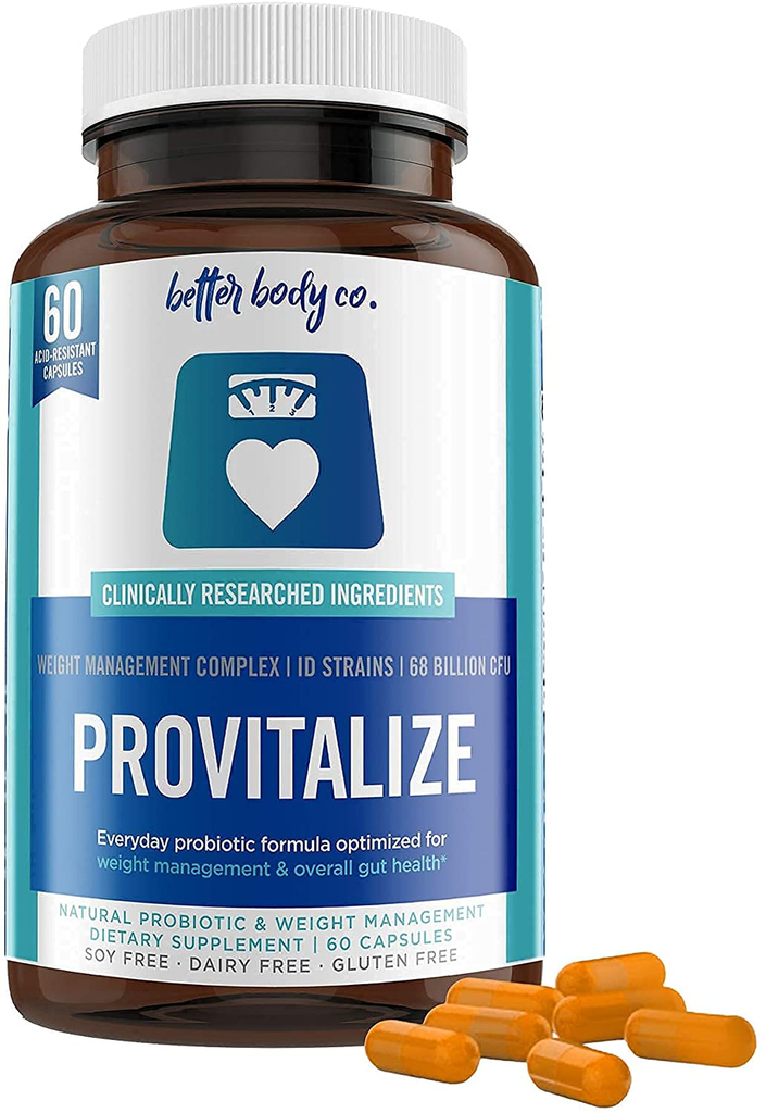Original Provitalize | Natural Menopause Probiotics for Weight Gain, Hot Flashes, Night Sweats, Low Energy, Mood Swings, Gut Health. Unique Probiotics Formula