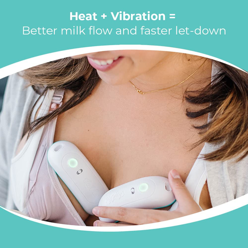 HNTAQU Lactation Massager with Warming for Breastfeeding, Multiple Modes  and Heat for Clogged Milk Ducts, Support Clogged Milk Ducts, Breast