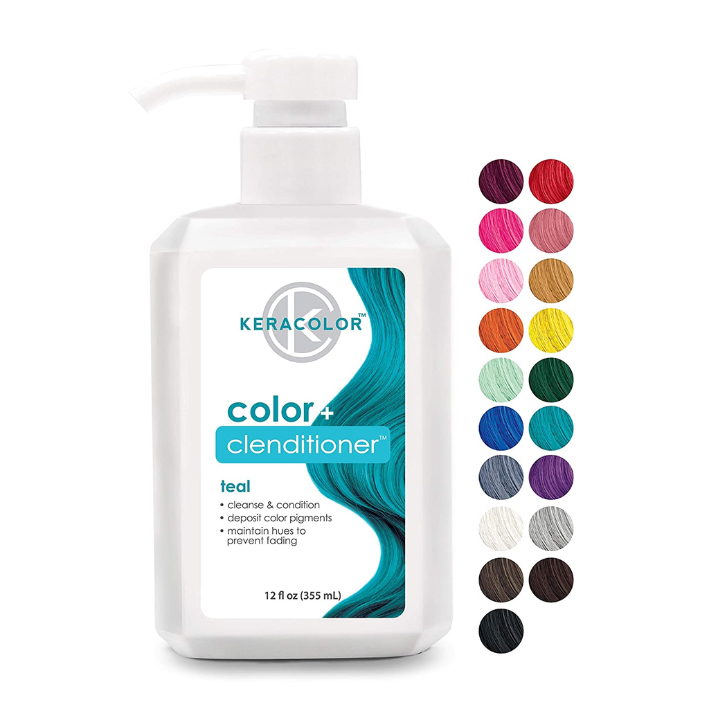 Keracolor Clenditioner Hair Dye (19 Colors) Semi Permanent Hair Color Depositing Conditioner