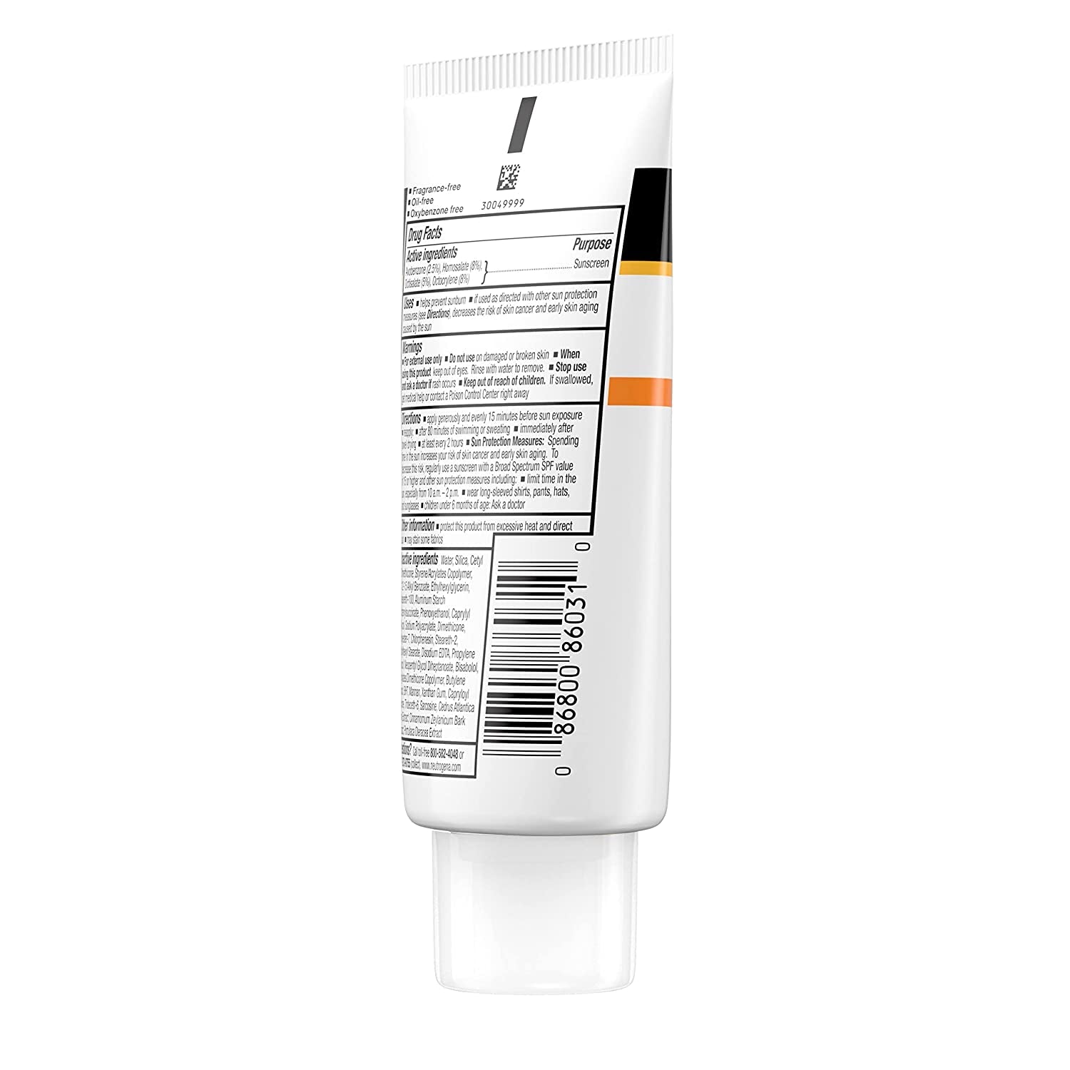 Neutrogena Clear Face Liquid Sunscreen for Acne-Prone Skin, Broad Spectrum SPF 30 Sunscreen Lotion with Helioplex, Oxybenzone-Free, Oil-Free, Fragrance-Free; Non-Comedogenic, 3 Fl. Oz