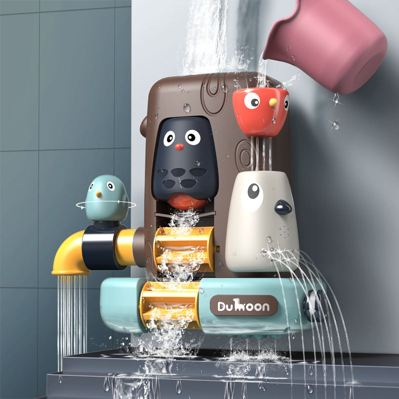 Bathroom Toys Pipeline Water Spray Shower Game Bird Mushroom Toy for Children Swimming Bathroom Bathing Kids Toy