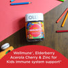 OLLY Kids Immunity Gummy, Immune Support, Wellmune, Elderberry, Vitamin C, Zinc, Chewable Supplement, Cherry - 50 Count - Free & Fast Delivery