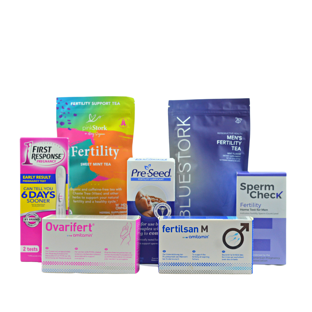 Special Gift For Special Couple - Optimum Fertility Solution Gift Set - Clinically Formulated PCOS Treatment for Her & Fertility Boosters for Him