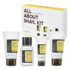 "Ultimate Snail Care Kit: TSA Approved Travel Size | Complete Korean Skincare Set with Facial Cleanser, Essence, Cream & Eye Cream | Repair, Recover, and Rejuvenate with Snail Mucin"