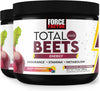 "Power up Your Energy and Stamina with Force Factor Total Beets Energy Drink Mix - Supercharge Your Circulation and Boost Performance with Superfood Beet Root Powder!"